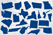 States Maps of USA, an Illustration by ArtFusion (Thumbnail 3 of 3)