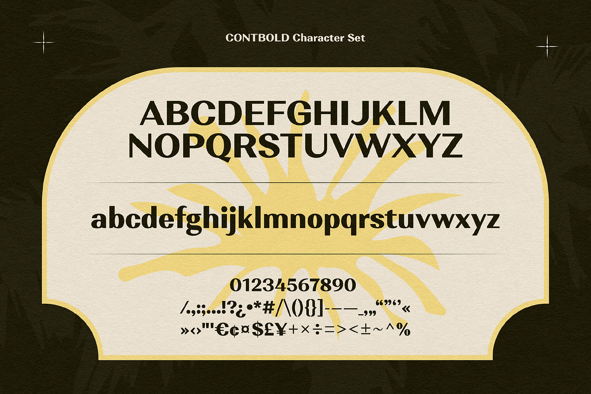 Contbold, a Sans Serif Font by graphicook (Photo 3 of 10)
