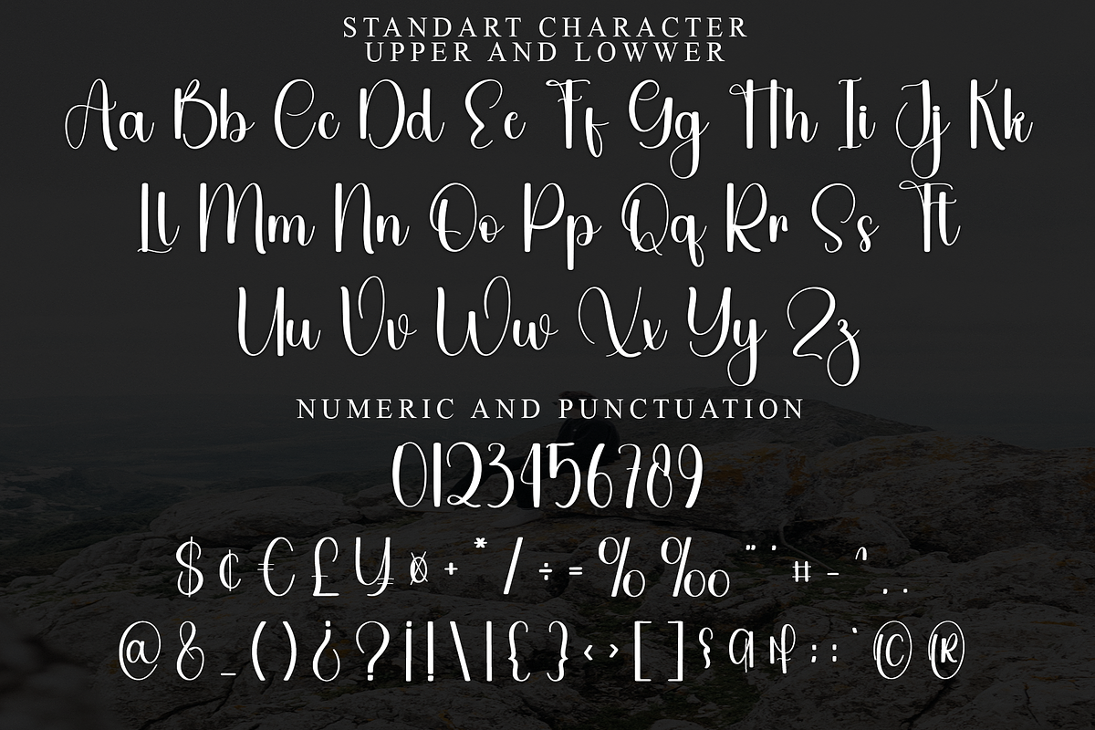 Vintage Calligraphy, a Handwritten Font by InermediaSTUDIO (Photo 3 of 8)