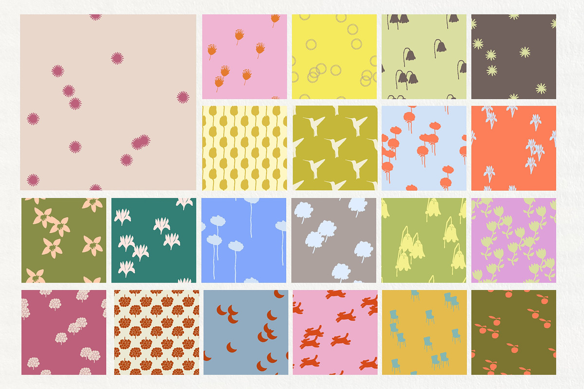 Soft Season: 60 Seamless Patterns, a Pattern Graphic by Veyla (Photo 8 of 21)