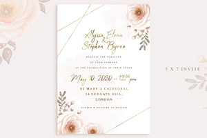 Whimsical Wedding Invitation Suite