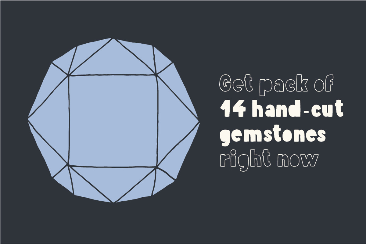 Illustrated Gemstone Pack - Vol I., an Illustration by Vitek Graphic (Photo 3 of 7)
