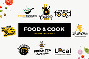 Food & Cooking Logos Bundle, a Branding & Logo Template by Imran Haroon (Thumbnail 1 of 6)