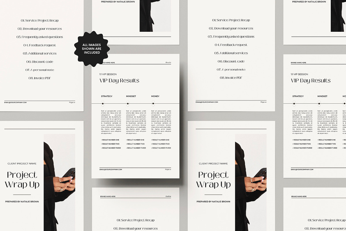 Client Goodbye Packet | Canva Template preview 2