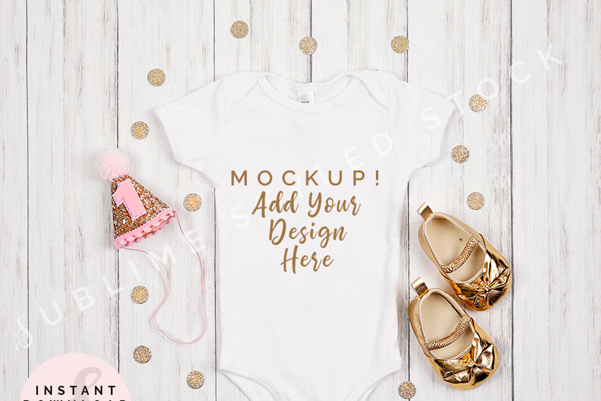 Onesie Mockup Bundle, Baby Bodysuit, an Apparel Mockup by SUBLIME Styled Stock (Photo 7 of 17)