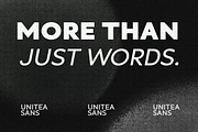 Unitea Sans Serif Family, a Sans Serif Font by Yukita Creative (Thumbnail 2 of 12)
