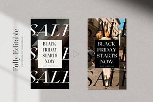 Black Friday Promo Canva Templates