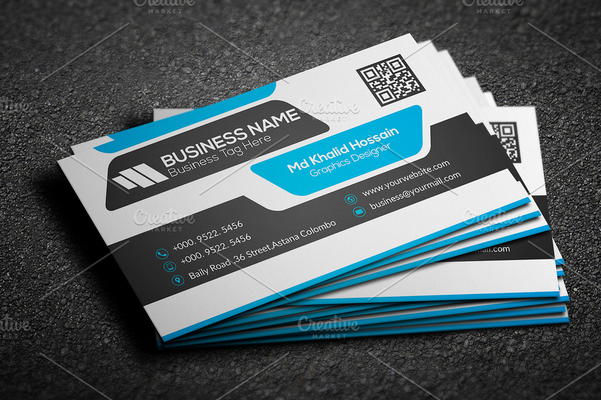 Creative Card Business Identity, a Business Card Template by Shishir Khan (Photo 2 of 3)