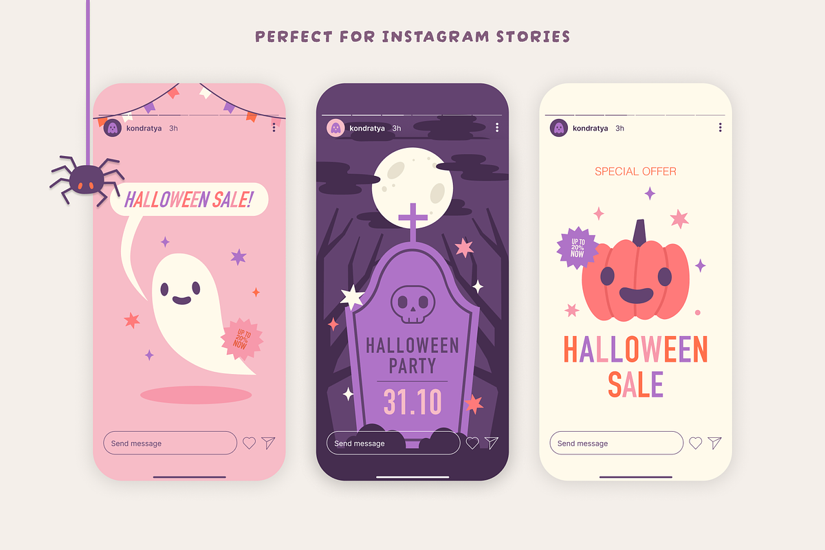 Happy Haunting. Halloween clipart, an Object Graphic by kondratya (Photo 13 of 14)