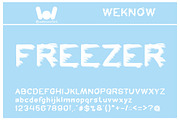 freezer font, a Font by weknow (Thumbnail 1 of 5)
