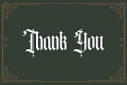 Steffany Wolfeng - Blackletter Font, a Blackletter Font by StringLabs (Thumbnail 10 of 10)
