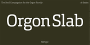 Orgon Slab, a Slab Serif Font by Hoftype (Thumbnail 2 of 30)