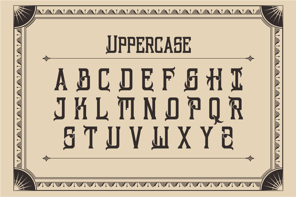 Sinara Font preview 2