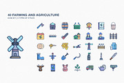 Farming and agriculture icon set, an Icon by Icongeek26 (Thumbnail 1 of 6)