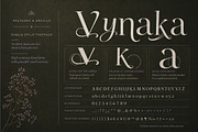 Vynaka Romantic Display Serif, a Script Font by Nouric Design (Thumbnail 4 of 5)