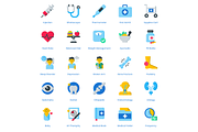 105 Medical Healthcare Icons, an Icon by Flat Icons (Thumbnail 3 of 5)