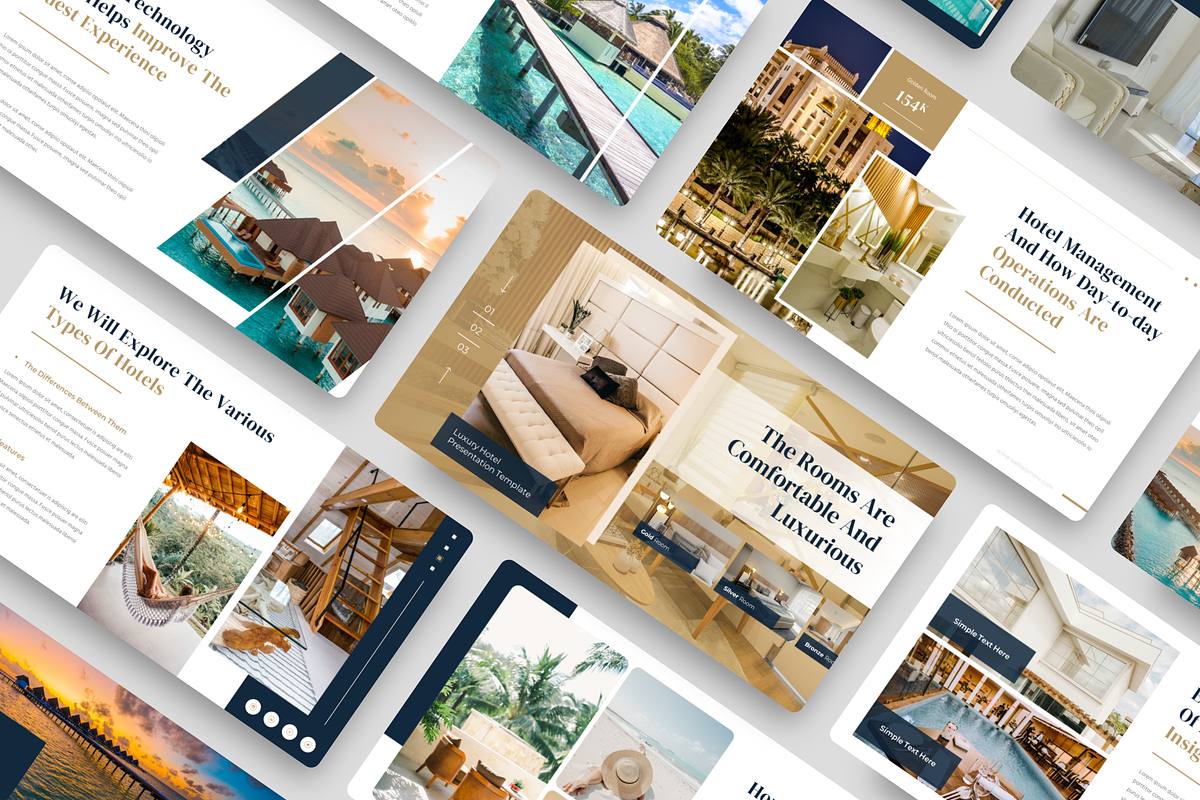 Heaven - Luxury Hotel Google Slide, a Presentation Template by YossyOneStd (Photo 1 of 6)