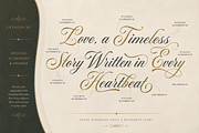 Evercourt - Romantic Script Font, a Script Font by PaperMoon (Thumbnail 6 of 9)