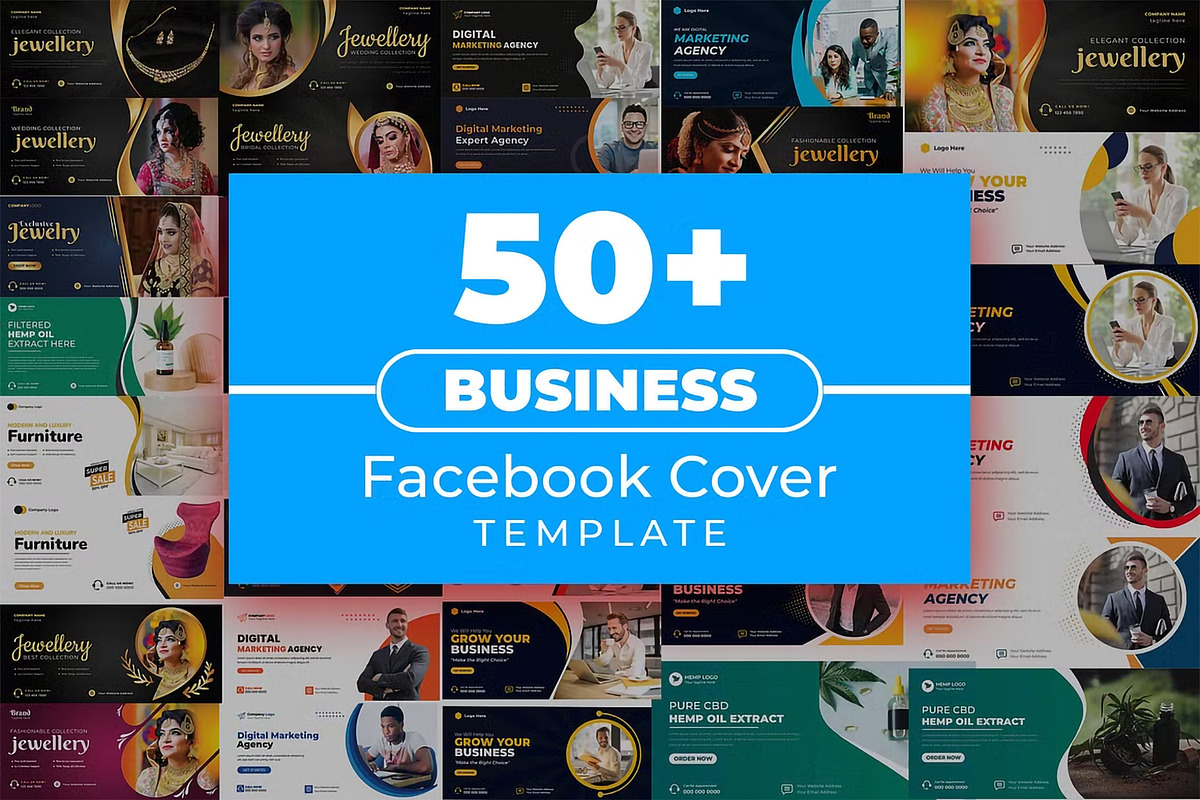 Facebook Cover Template Bundle, a Social Media Template by nandinigraphics (Photo 2 of 3)