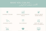 Pastel Shopify Theme Template, a Shopify Template by Macarons and Mimosas (Thumbnail 5 of 10)