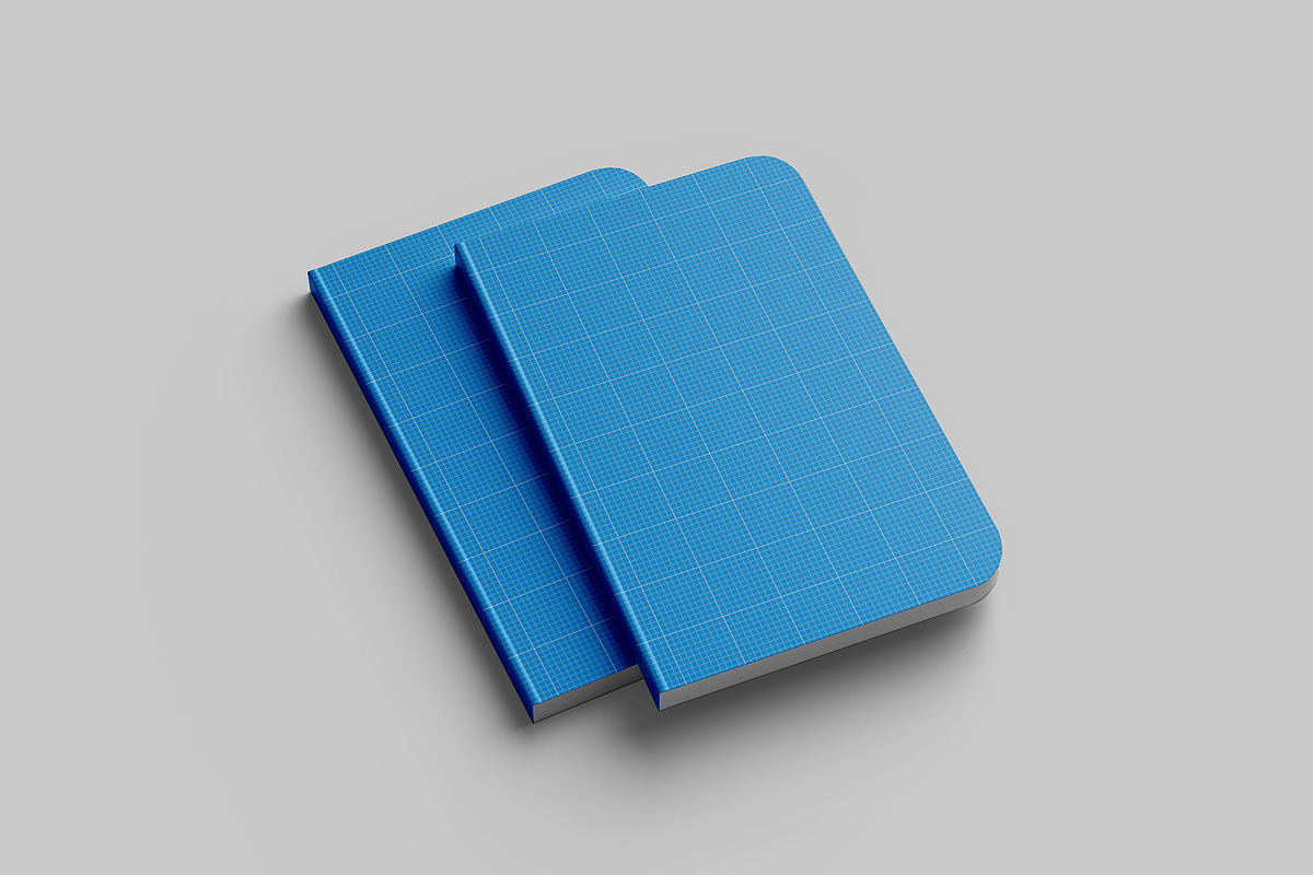 Notebook Mockup - 6 views, a Product Mockup by Illusiongraphic (Photo 14 of 20)