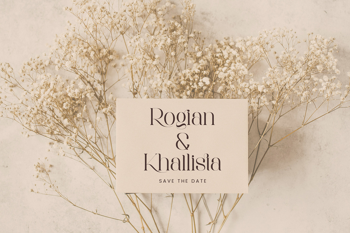 Roeska - Modern Serif Font, a Serif Font by Aqeel_Art (Photo 8 of 12)