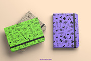 Halloween Line Art Graphics Set, a Pattern Graphic by Drafts n Doodles (Thumbnail 10 of 12)