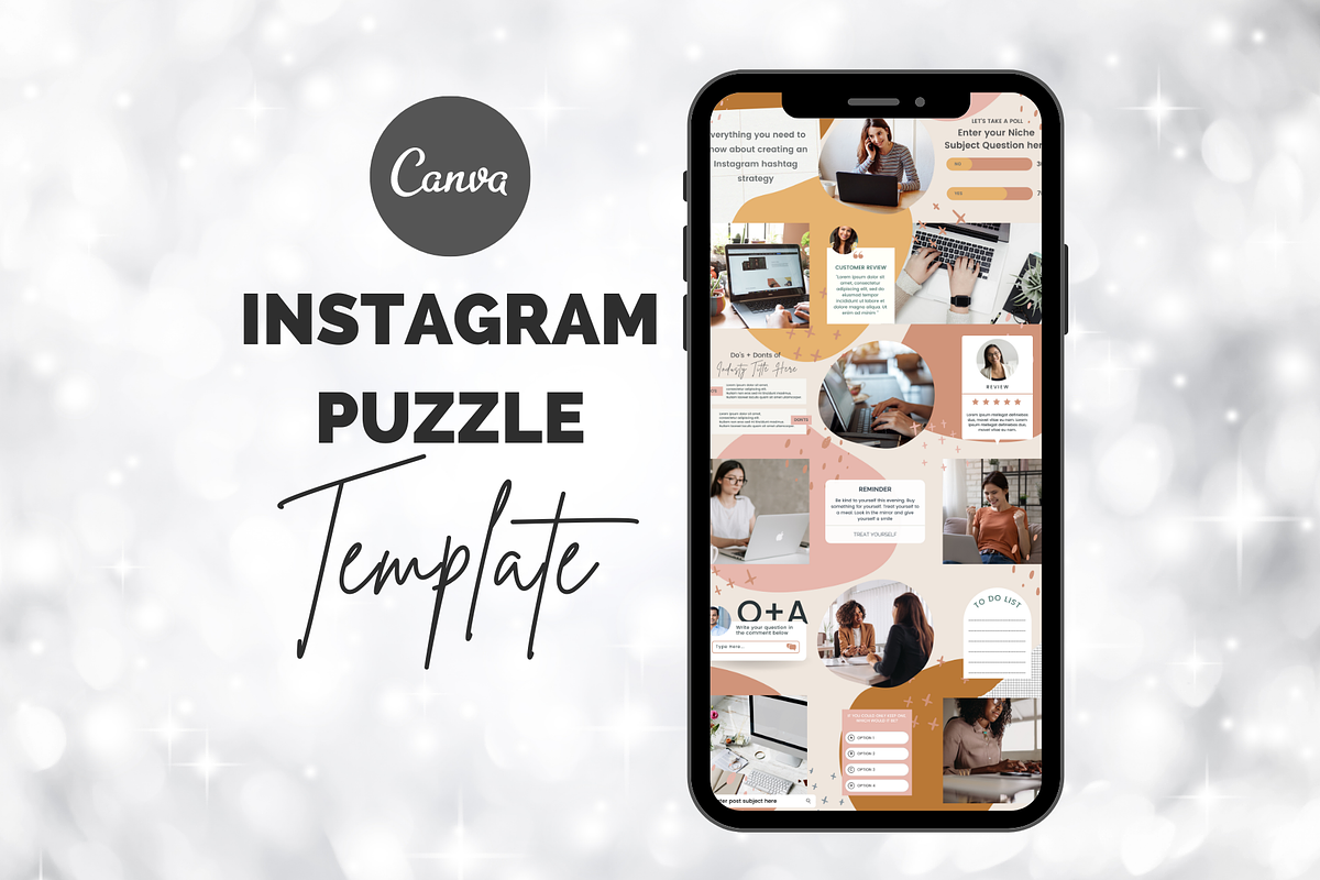 Boho Coach Instagram Puzzle, a Social Media Template by Social Assumptions (Photo 8 of 10)