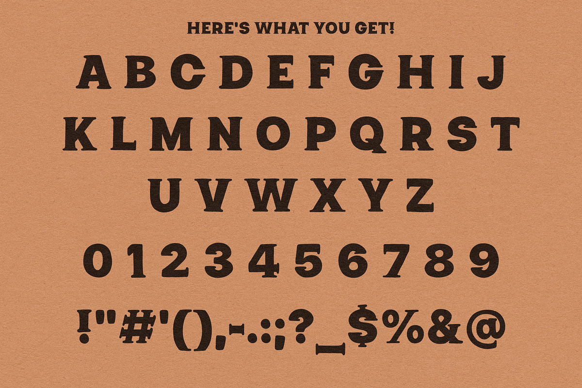 Badlands - A Rugged, Hand-drawn Font, a Serif Font by Eric Pond Designs (Photo 6 of 6)