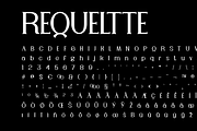 Requeltte Display, a Serif Font by Foxtype (Thumbnail 6 of 6)