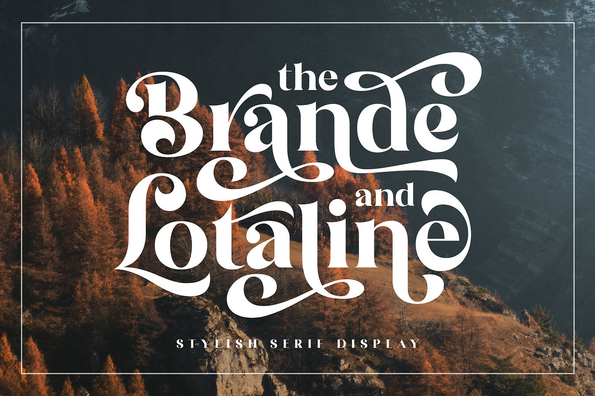 The Brande and Lotaline [UPDATED], a Serif Font by Arterfak Project (Photo 1 of 15)