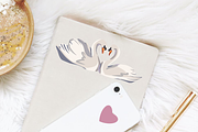 Love is in the Air - Clip Art Set, an Animal Illustration by Tati Bordiu Digital (Thumbnail 4 of 4)