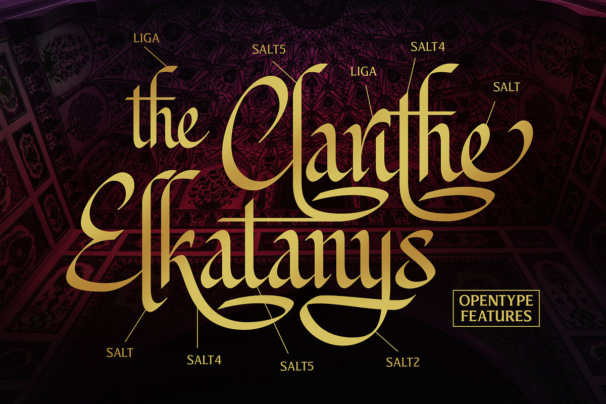 Mustopha - Arabic Style, a Script Font by Arterfak Project (Photo 9 of 13)