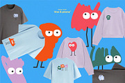 Shape Set - Cute Emotion 80 pieces, an Object Graphic by line & plane (Thumbnail 5 of 6)