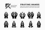 Praying Hands Icon Vector, an Icon by Akatype Studio (Thumbnail 1 of 3)