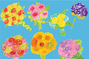 Watercolor Bouquet, an Illustration by Sandra Jones Art (Thumbnail 2 of 2)