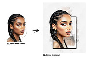 Watercolor Cartoon Portrait Art, an Action Add-On by MRI STUDIO (Thumbnail 5 of 24)