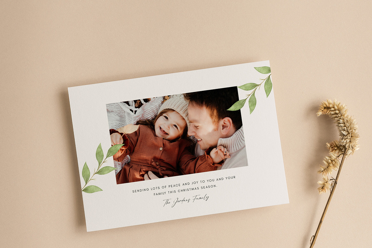 Christmas Card Template CD412, a Card Template by Salsal Design (Photo 5 of 7)