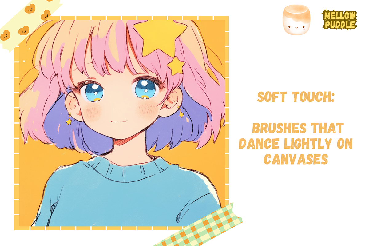 Soft Procreate Brushes, a Brush Add-On by Cozy Brushery (Photo 3 of 8)