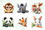 Quirky Peeking Animal PNG Clipart, an Illustration by Creative Art (Thumbnail 9 of 9)