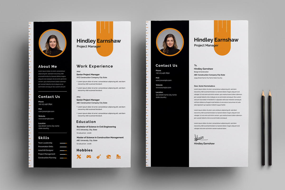Resume Template, a Resume Template by MightyDesign (Photo 1 of 8)