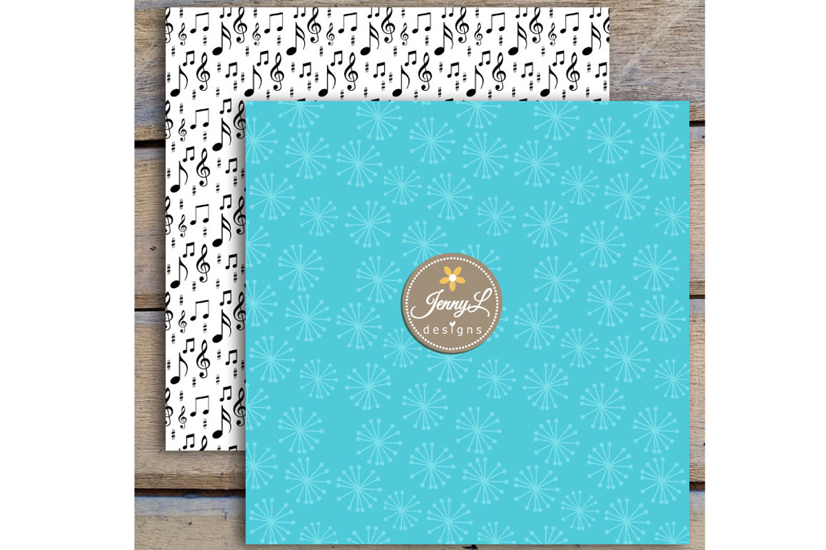 50's Diner Digital Papers Cliparts, a Pattern Graphic by JennyL Designs (Photo 3 of 4)
