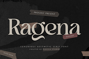 Ragena - Bold Serif Font, a Serif Font by Pixesia Studio (Thumbnail 1 of 10)