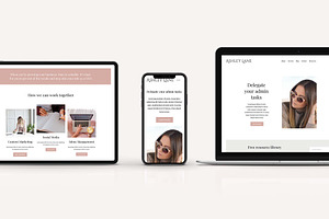 Squarespace 7.1 Template Kit: Ashley