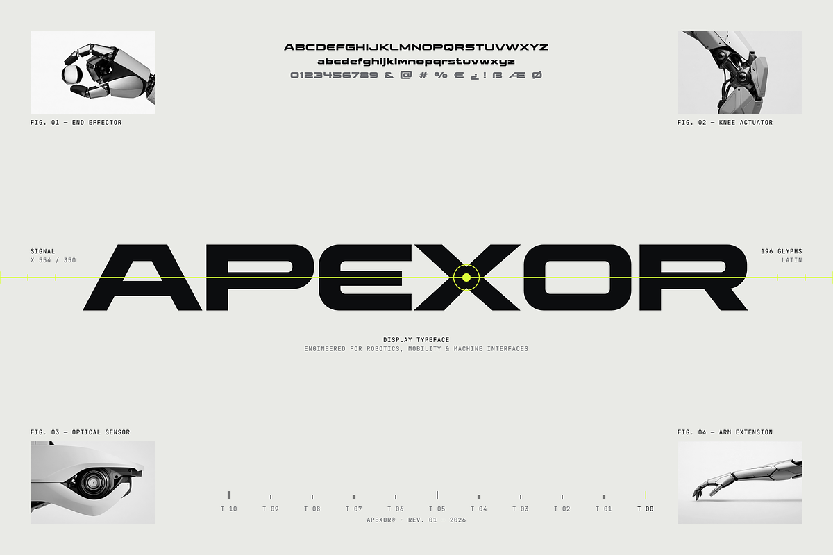 Apexor Futuristic Geometric Display, a Sans Serif Font by HipFonts (Photo 7 of 17)