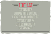 Campus font + quotation, a Symbol Font by Heather_insane (Thumbnail 5 of 6)