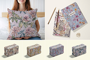 Lilac Haze Vintage Wildflowers, a Pattern Graphic by Ninterints (Thumbnail 5 of 10)