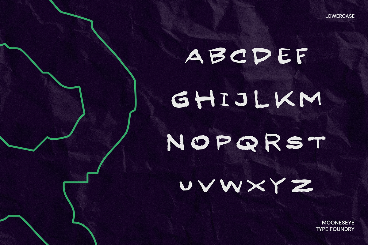 Aechon - Raw Brush Font, a Handwritten Font by MooneseyeType (Photo 5 of 7)