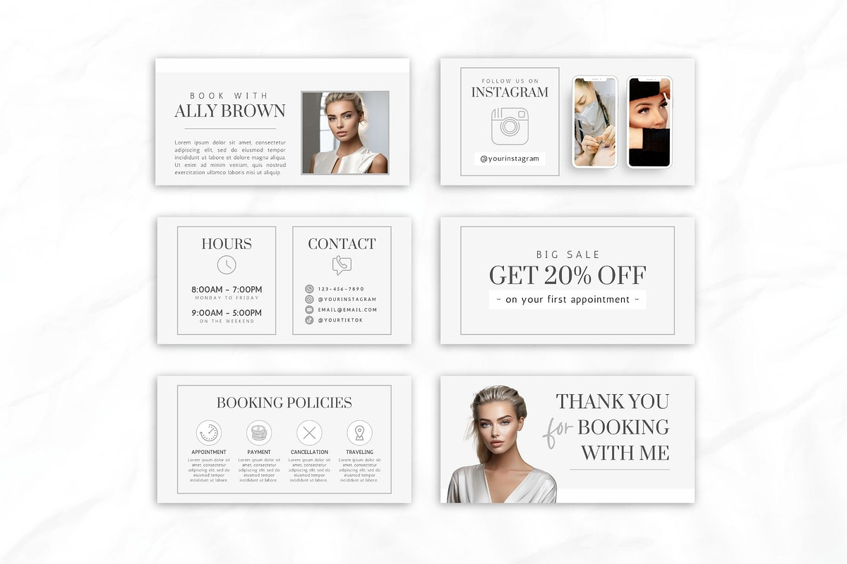 Lash Tech Acuity Scheduling • Canva, a Websites & App Template by OniriqveDesigns (Photo 3 of 8)