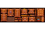 Wooden game interface with wood, an Illustration by Vector Tradition (Thumbnail 3 of 3)